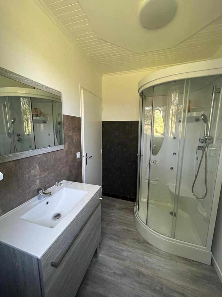 La Colline Aux Chalets, Jaccuzi, Sauna Saint-Chamarand Екстериор снимка
